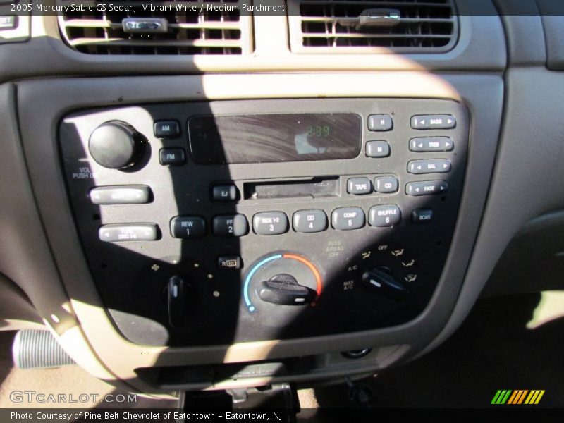 Vibrant White / Medium Parchment 2005 Mercury Sable GS Sedan