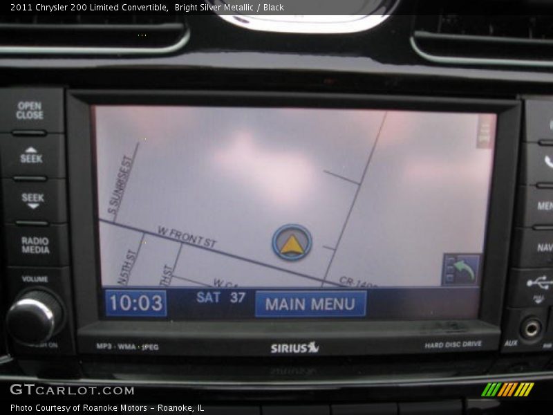 Bright Silver Metallic / Black 2011 Chrysler 200 Limited Convertible