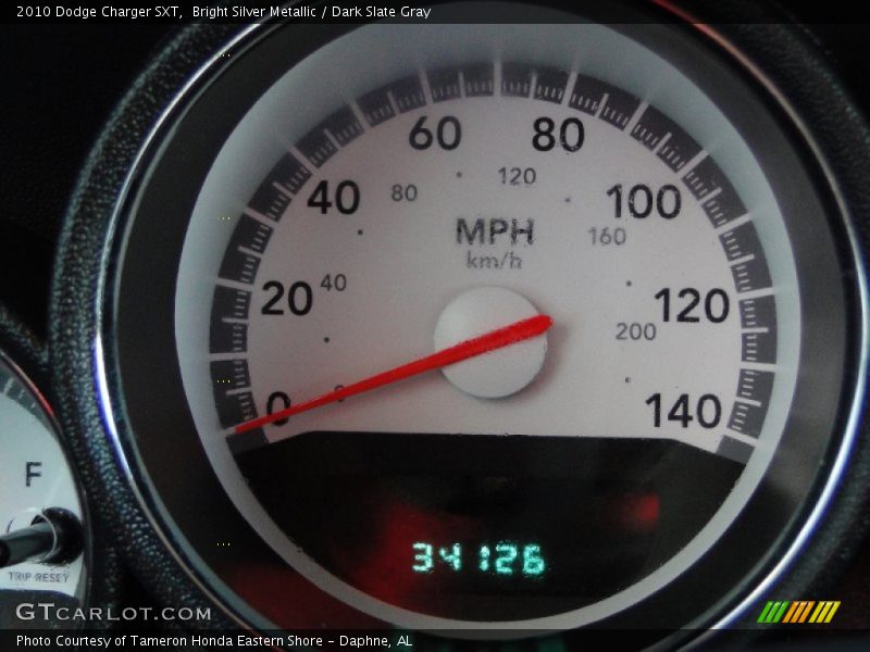 Bright Silver Metallic / Dark Slate Gray 2010 Dodge Charger SXT