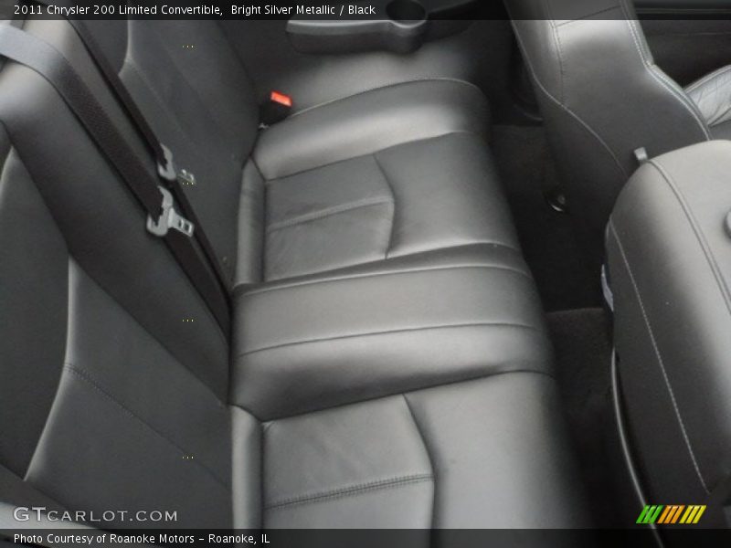 Bright Silver Metallic / Black 2011 Chrysler 200 Limited Convertible