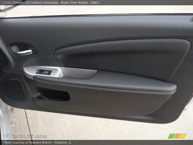 Bright Silver Metallic / Black 2011 Chrysler 200 Limited Convertible