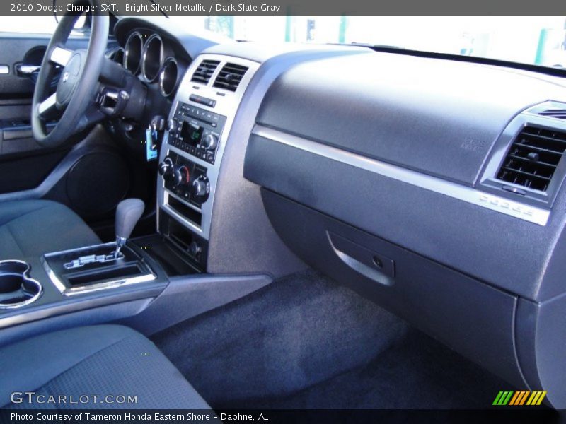 Bright Silver Metallic / Dark Slate Gray 2010 Dodge Charger SXT