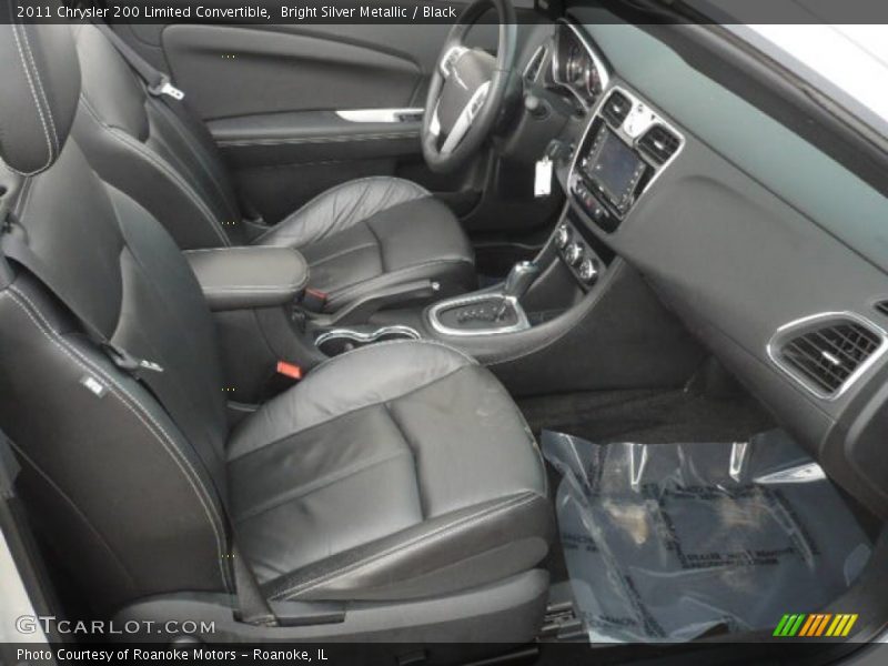 Bright Silver Metallic / Black 2011 Chrysler 200 Limited Convertible