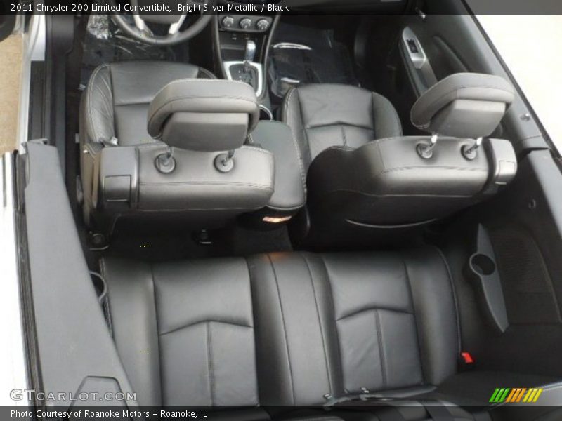 Bright Silver Metallic / Black 2011 Chrysler 200 Limited Convertible