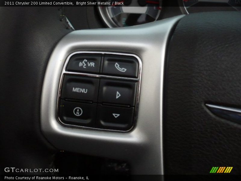 Bright Silver Metallic / Black 2011 Chrysler 200 Limited Convertible