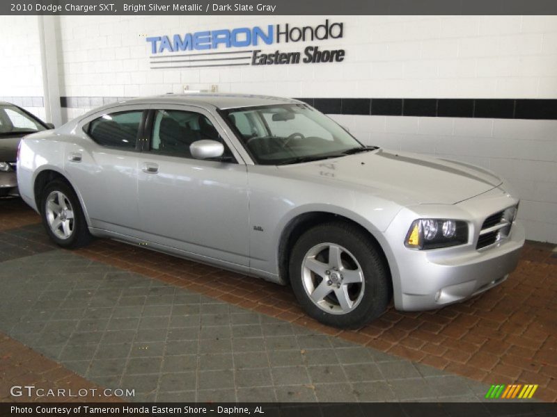 Bright Silver Metallic / Dark Slate Gray 2010 Dodge Charger SXT