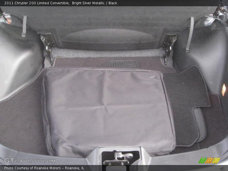 Bright Silver Metallic / Black 2011 Chrysler 200 Limited Convertible