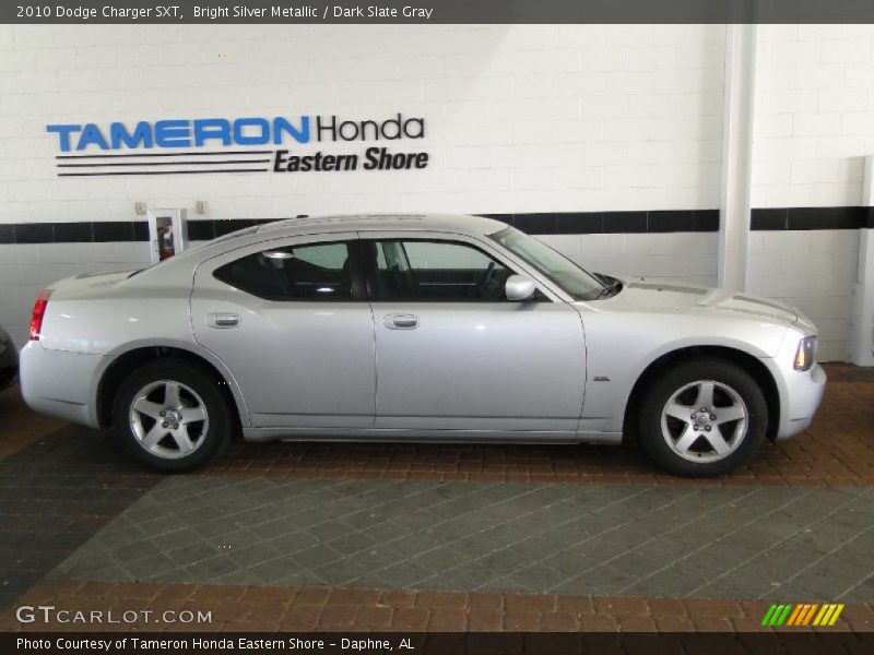 Bright Silver Metallic / Dark Slate Gray 2010 Dodge Charger SXT