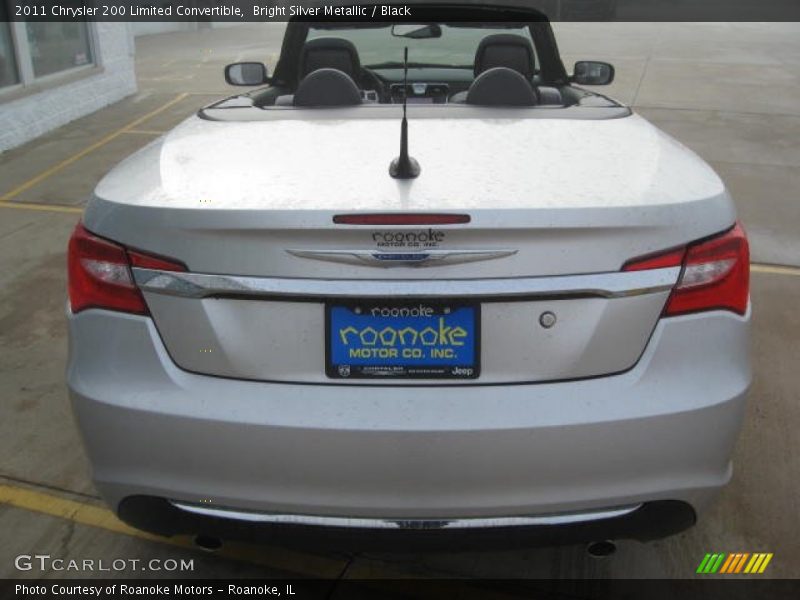 Bright Silver Metallic / Black 2011 Chrysler 200 Limited Convertible