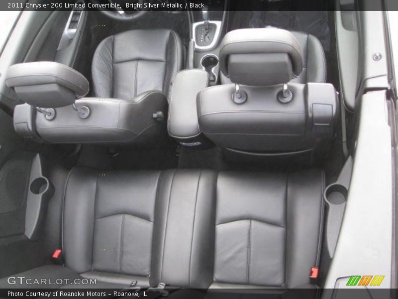 Bright Silver Metallic / Black 2011 Chrysler 200 Limited Convertible