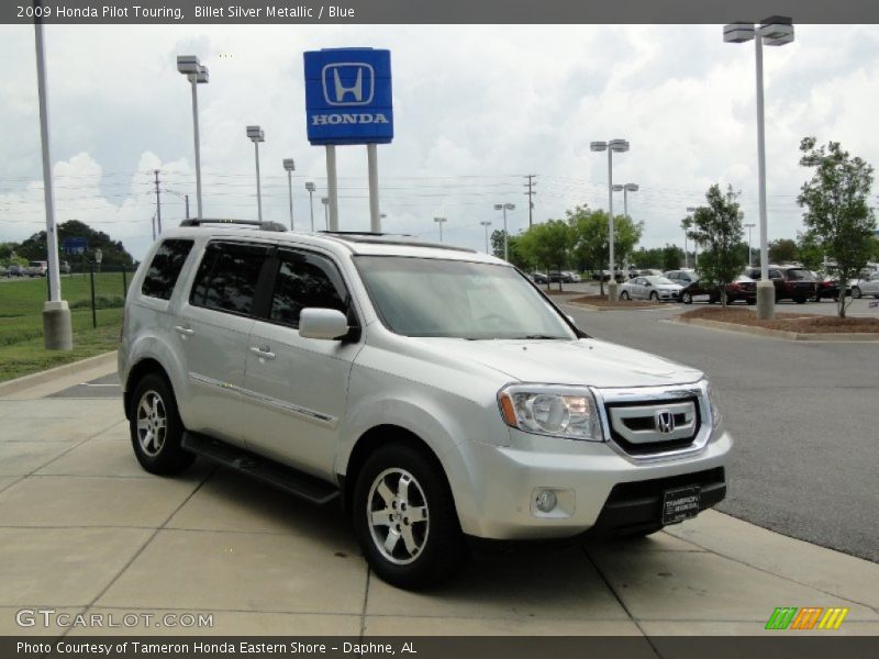 Billet Silver Metallic / Blue 2009 Honda Pilot Touring