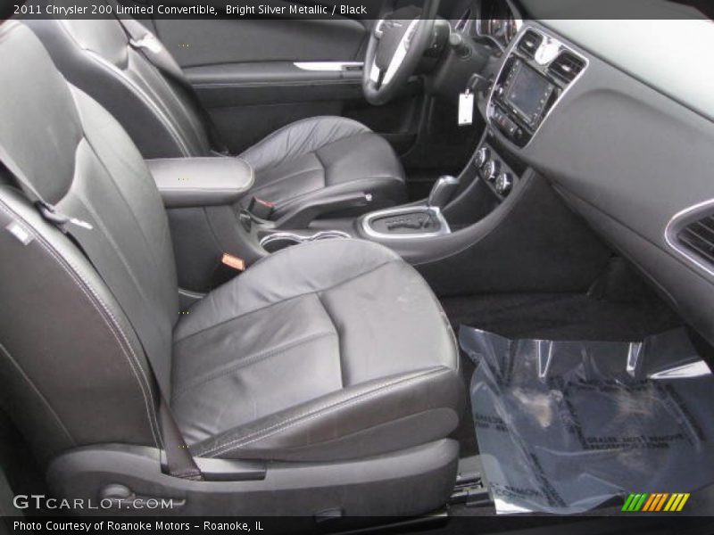 Bright Silver Metallic / Black 2011 Chrysler 200 Limited Convertible