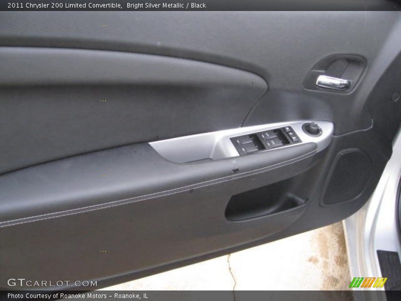Bright Silver Metallic / Black 2011 Chrysler 200 Limited Convertible
