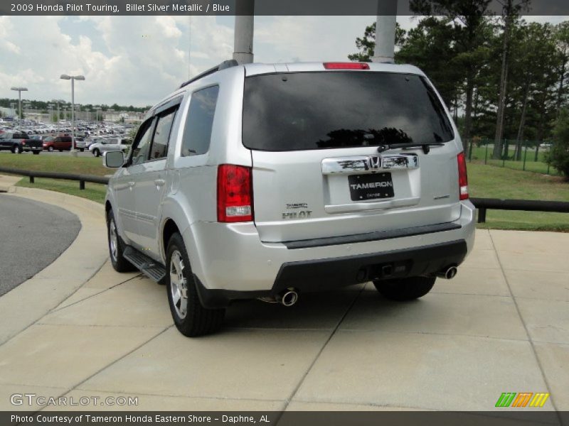 Billet Silver Metallic / Blue 2009 Honda Pilot Touring
