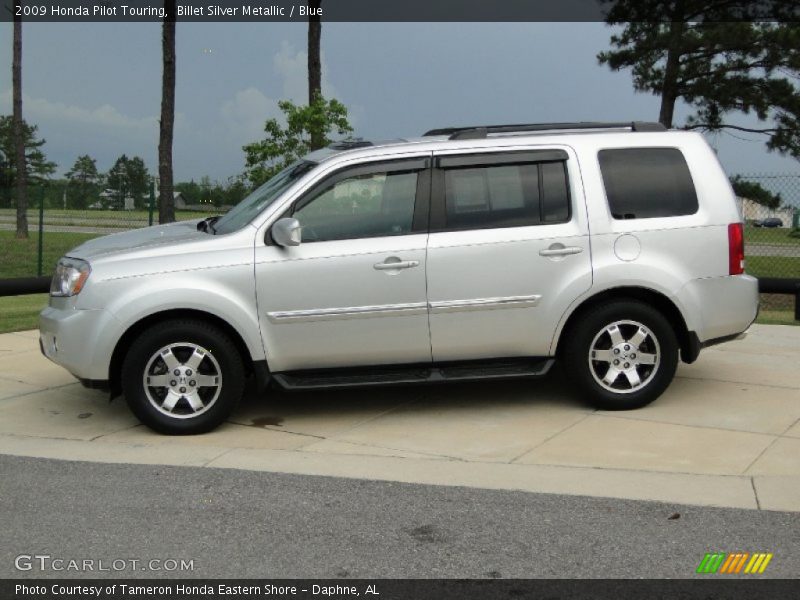 Billet Silver Metallic / Blue 2009 Honda Pilot Touring