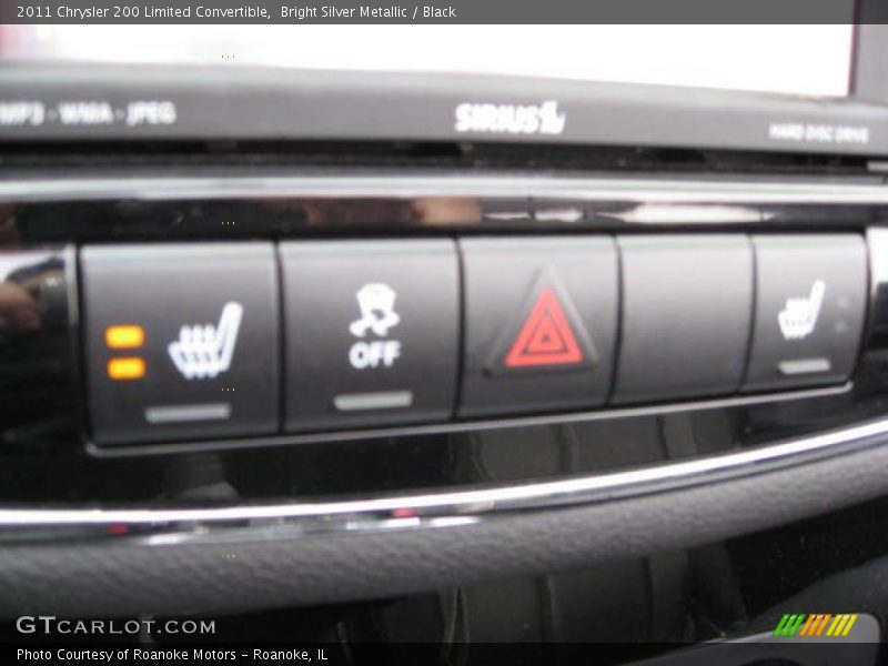 Bright Silver Metallic / Black 2011 Chrysler 200 Limited Convertible