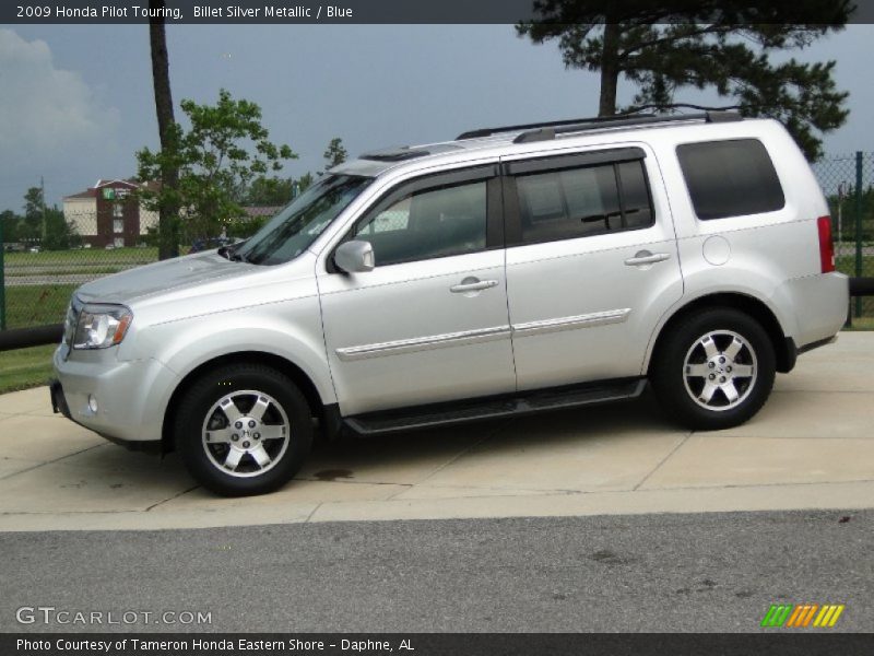 Billet Silver Metallic / Blue 2009 Honda Pilot Touring