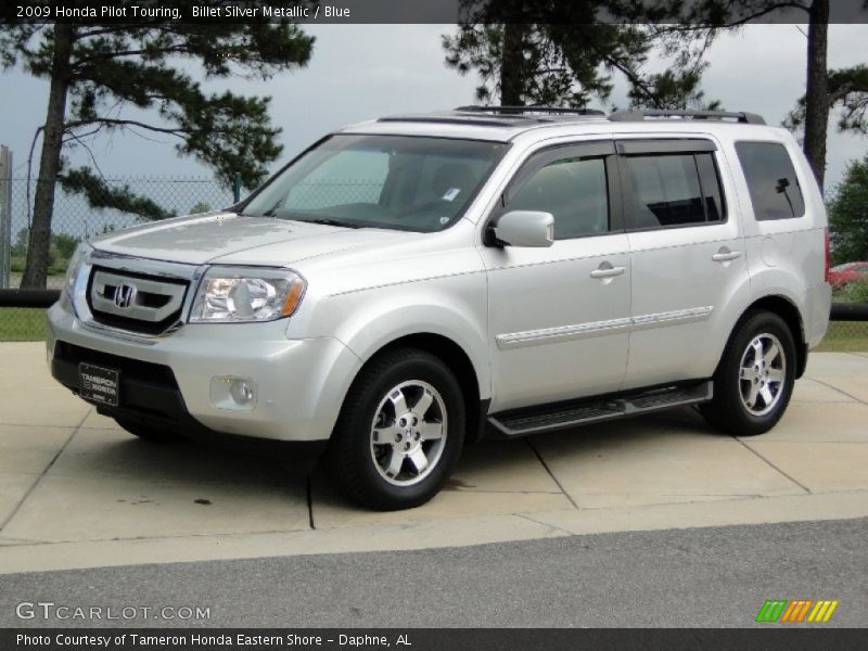 Billet Silver Metallic / Blue 2009 Honda Pilot Touring