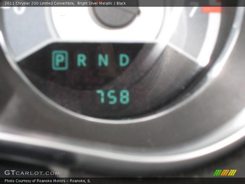 Bright Silver Metallic / Black 2011 Chrysler 200 Limited Convertible