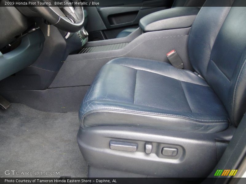 Billet Silver Metallic / Blue 2009 Honda Pilot Touring