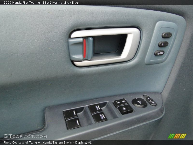 Billet Silver Metallic / Blue 2009 Honda Pilot Touring