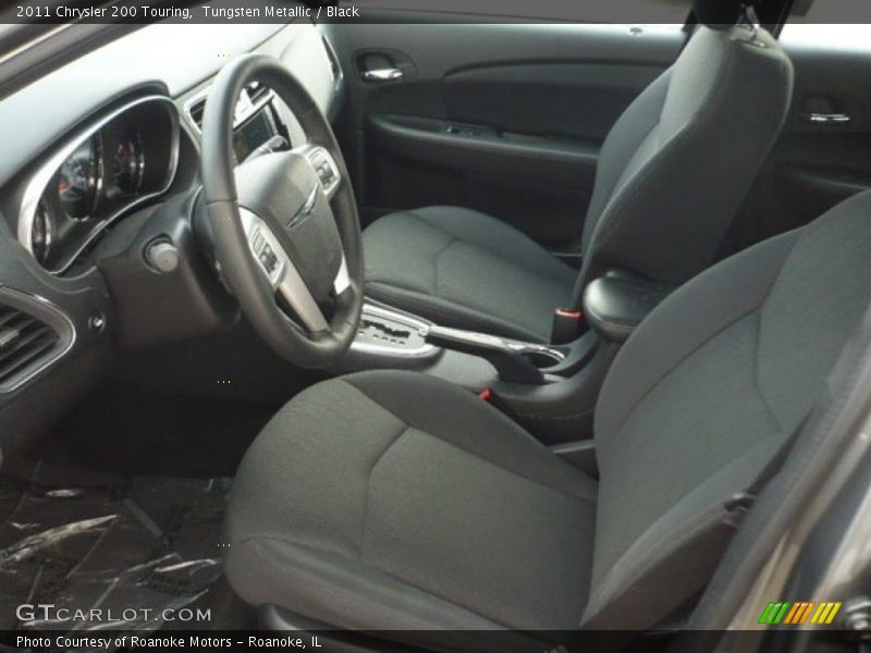 Tungsten Metallic / Black 2011 Chrysler 200 Touring