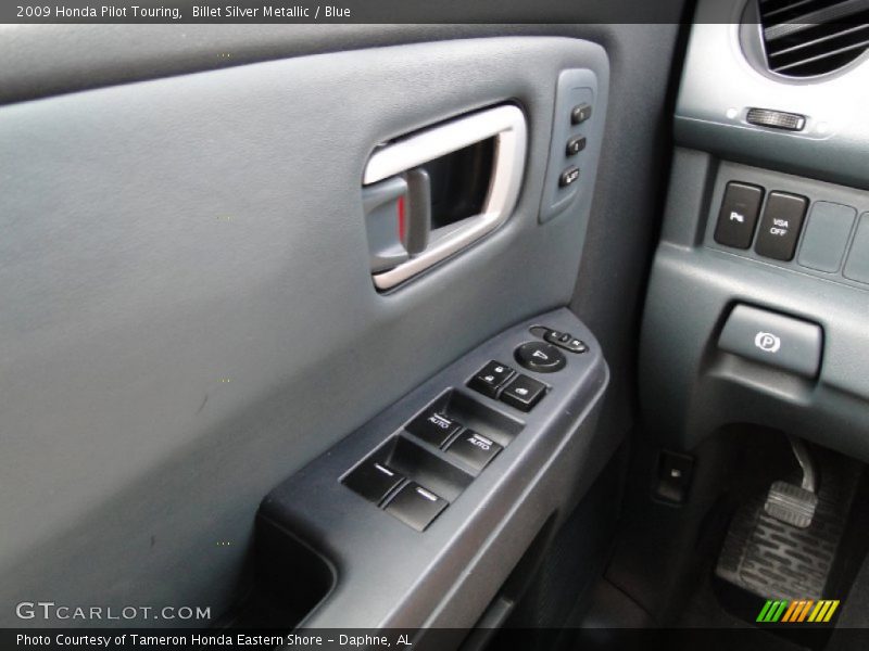 Billet Silver Metallic / Blue 2009 Honda Pilot Touring