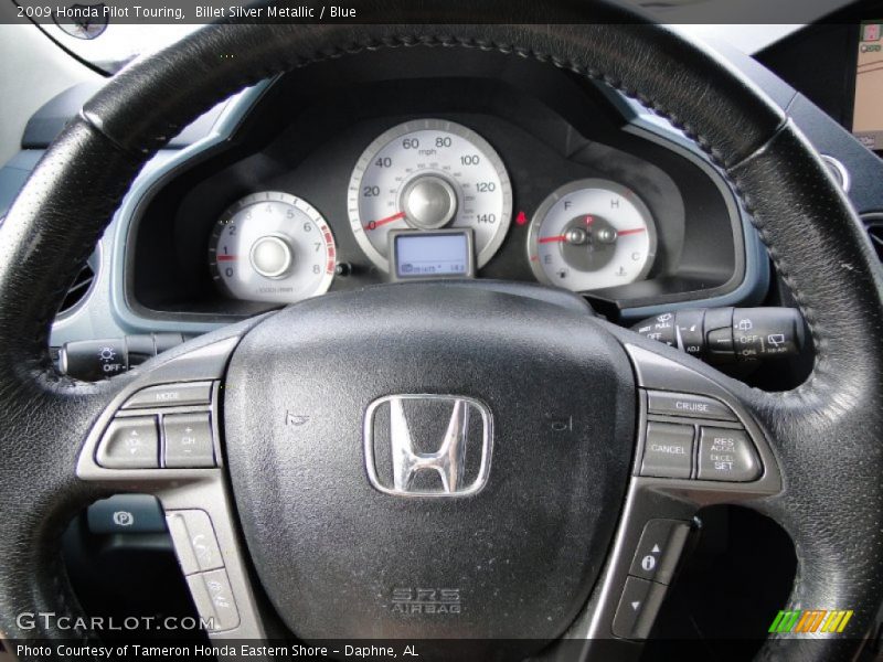 Billet Silver Metallic / Blue 2009 Honda Pilot Touring