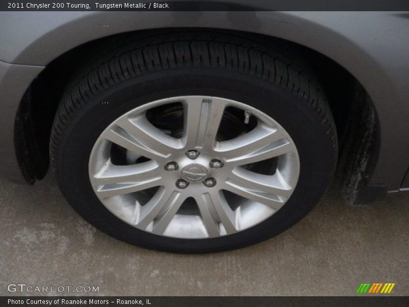 Tungsten Metallic / Black 2011 Chrysler 200 Touring