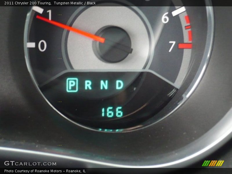 Tungsten Metallic / Black 2011 Chrysler 200 Touring