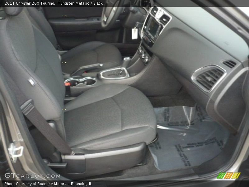 Tungsten Metallic / Black 2011 Chrysler 200 Touring