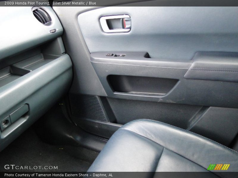 Billet Silver Metallic / Blue 2009 Honda Pilot Touring