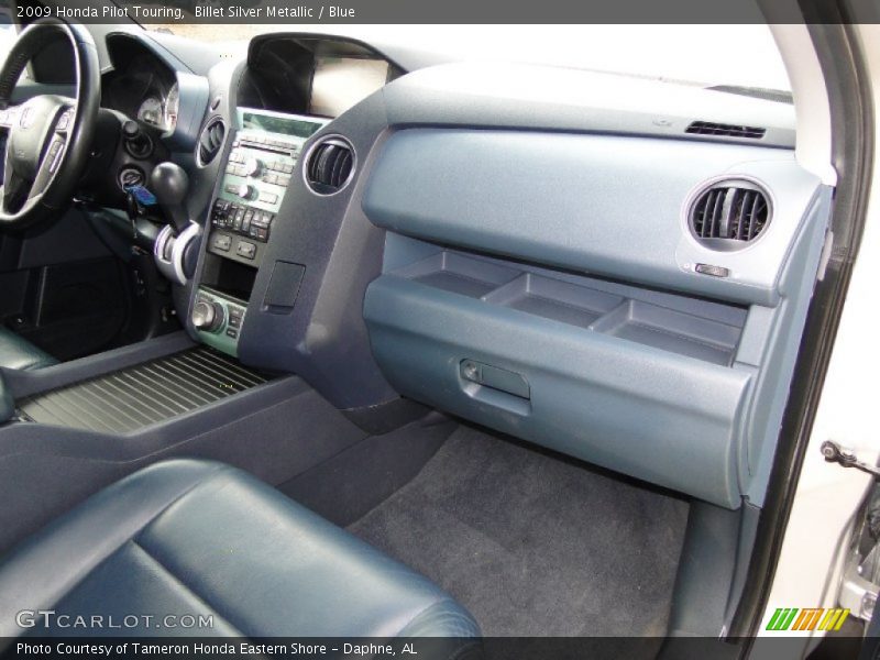 Billet Silver Metallic / Blue 2009 Honda Pilot Touring