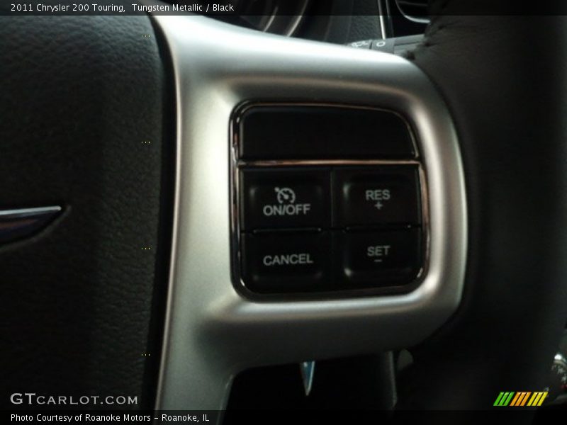 Tungsten Metallic / Black 2011 Chrysler 200 Touring