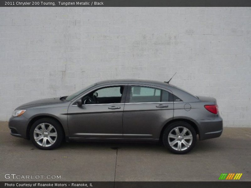 Tungsten Metallic / Black 2011 Chrysler 200 Touring