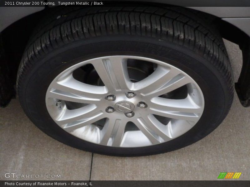 Tungsten Metallic / Black 2011 Chrysler 200 Touring