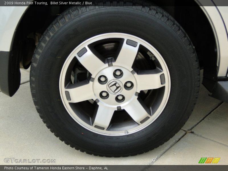 Billet Silver Metallic / Blue 2009 Honda Pilot Touring