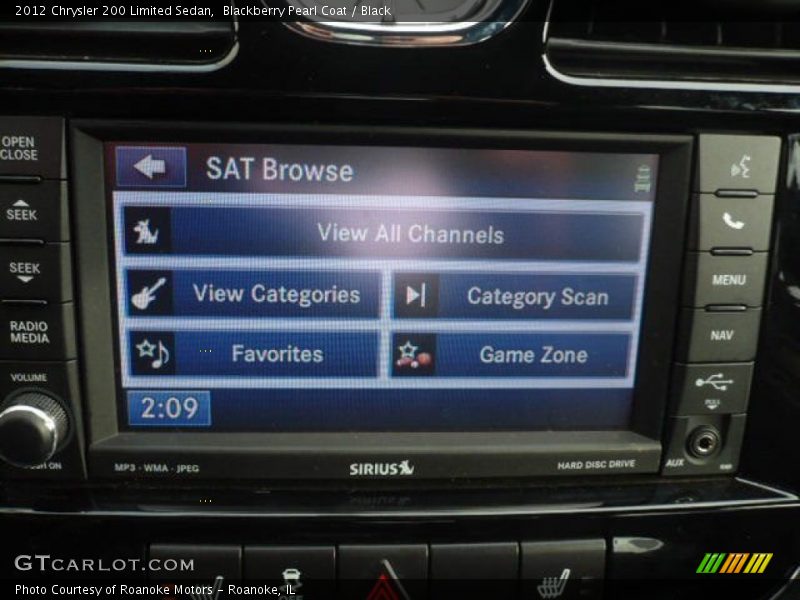 Blackberry Pearl Coat / Black 2012 Chrysler 200 Limited Sedan