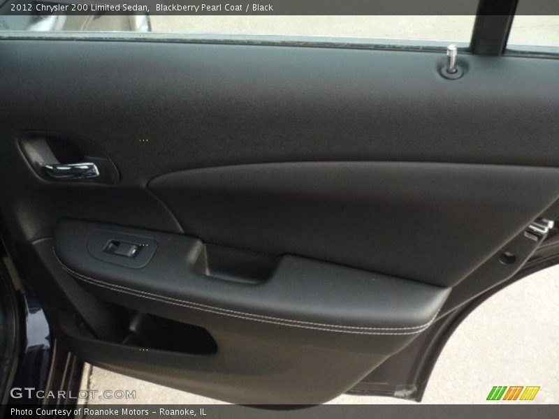 Blackberry Pearl Coat / Black 2012 Chrysler 200 Limited Sedan