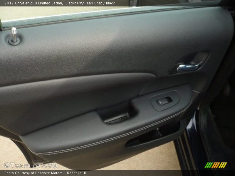 Blackberry Pearl Coat / Black 2012 Chrysler 200 Limited Sedan