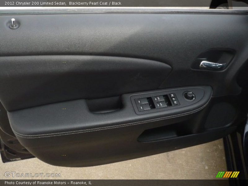 Blackberry Pearl Coat / Black 2012 Chrysler 200 Limited Sedan