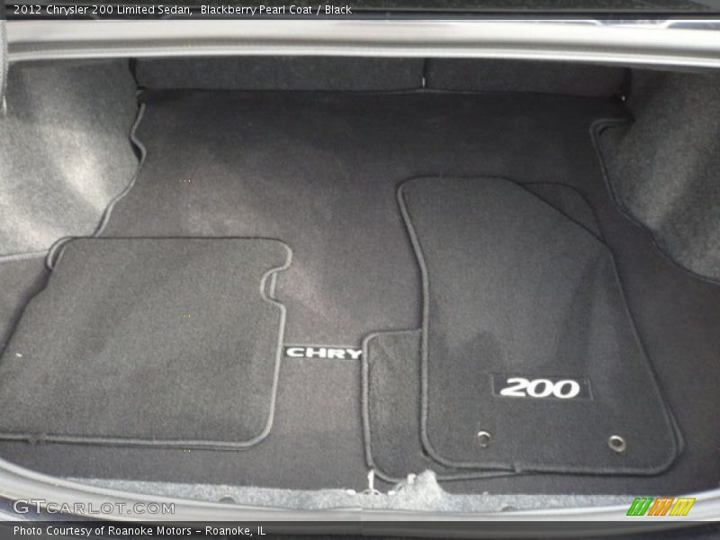 Blackberry Pearl Coat / Black 2012 Chrysler 200 Limited Sedan