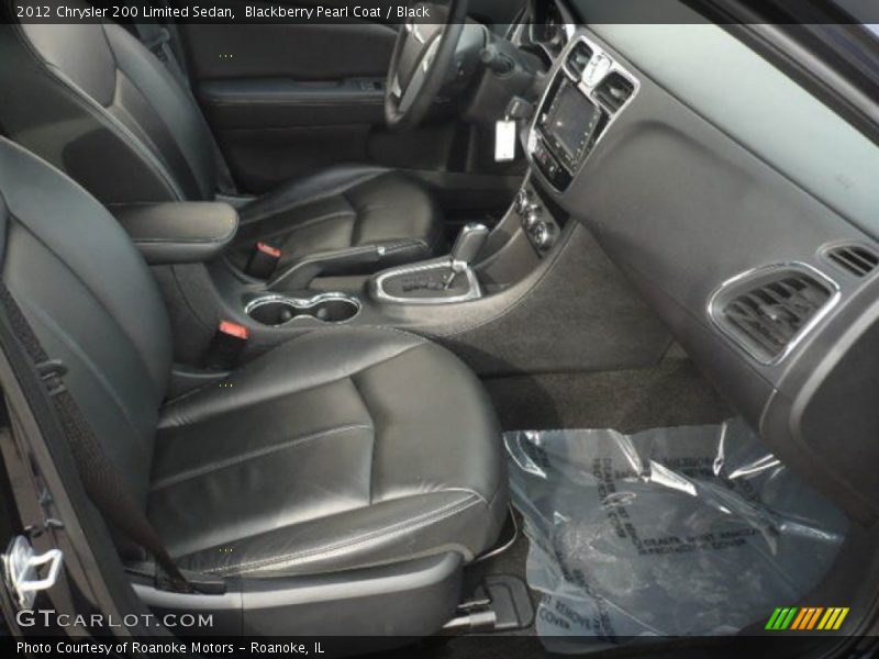 Blackberry Pearl Coat / Black 2012 Chrysler 200 Limited Sedan
