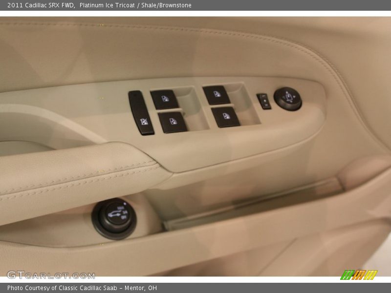 Platinum Ice Tricoat / Shale/Brownstone 2011 Cadillac SRX FWD