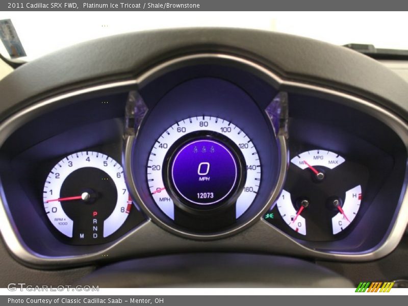 Platinum Ice Tricoat / Shale/Brownstone 2011 Cadillac SRX FWD