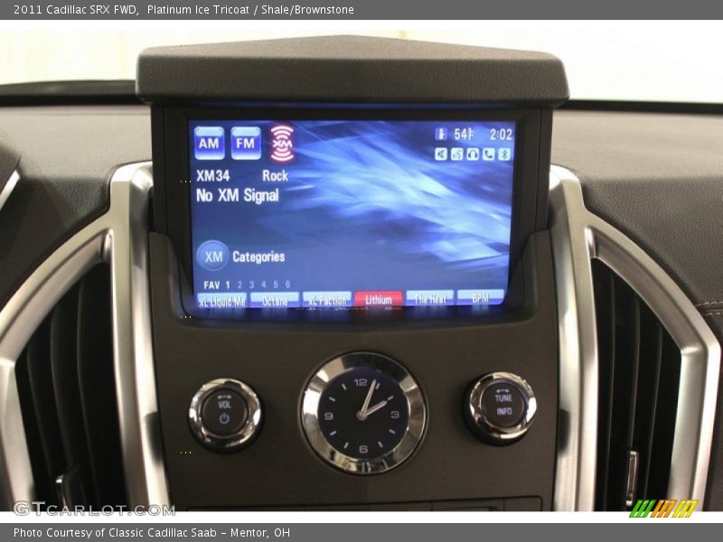 Platinum Ice Tricoat / Shale/Brownstone 2011 Cadillac SRX FWD