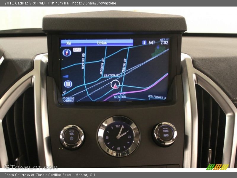 Platinum Ice Tricoat / Shale/Brownstone 2011 Cadillac SRX FWD