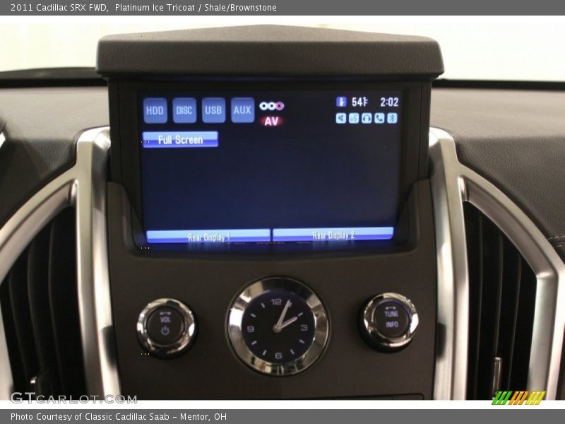 Platinum Ice Tricoat / Shale/Brownstone 2011 Cadillac SRX FWD