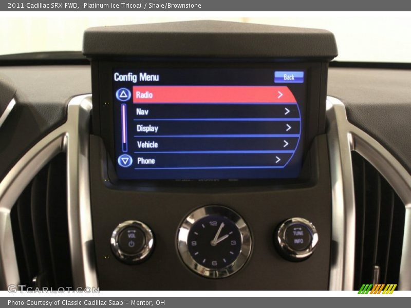 Platinum Ice Tricoat / Shale/Brownstone 2011 Cadillac SRX FWD