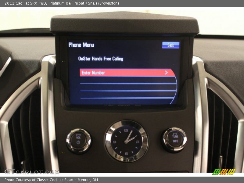 Platinum Ice Tricoat / Shale/Brownstone 2011 Cadillac SRX FWD